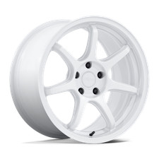 19x8.5 Rotiform Rc208 Bpu Gloss White Wheel 5x100 35mm