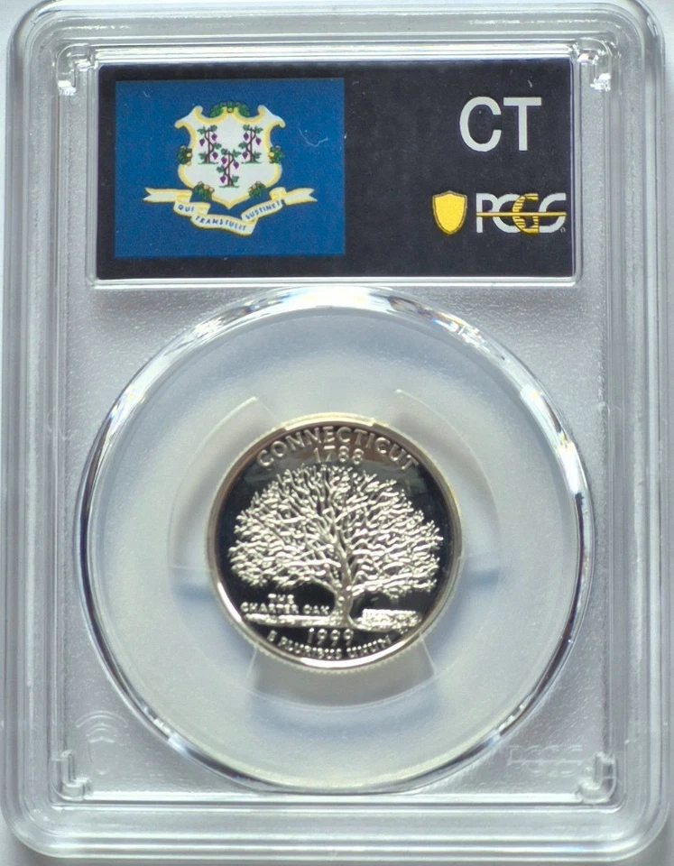 1999 S Silver State Quarter Set PCGS PR69DCAM 90% Silver (DE/PA/NJ/GA/CT) 25C - Image 4 of 4