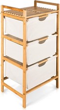 W&auml;schekorb W&auml;schesammler Badregal Badschrank Regal W&auml;schesortierer B-Ware