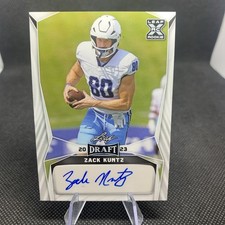 2023 Leaf Draft Rookie Zack Kuntz  New York Jets Penn State Auto
