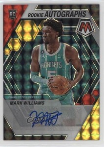 2022-23 Panini Mosaic Rookie Choice Prizm Mark Williams #RA-WIL Auto RC