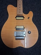 Ernie Ball Music Man Eddie Van Halen Signature Amber Quilt Top Guitar By Shine