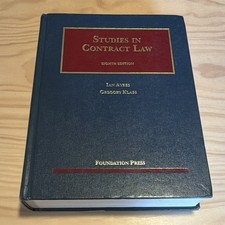 Studies in Contract Law 8th Ed Hardcover Ayre...