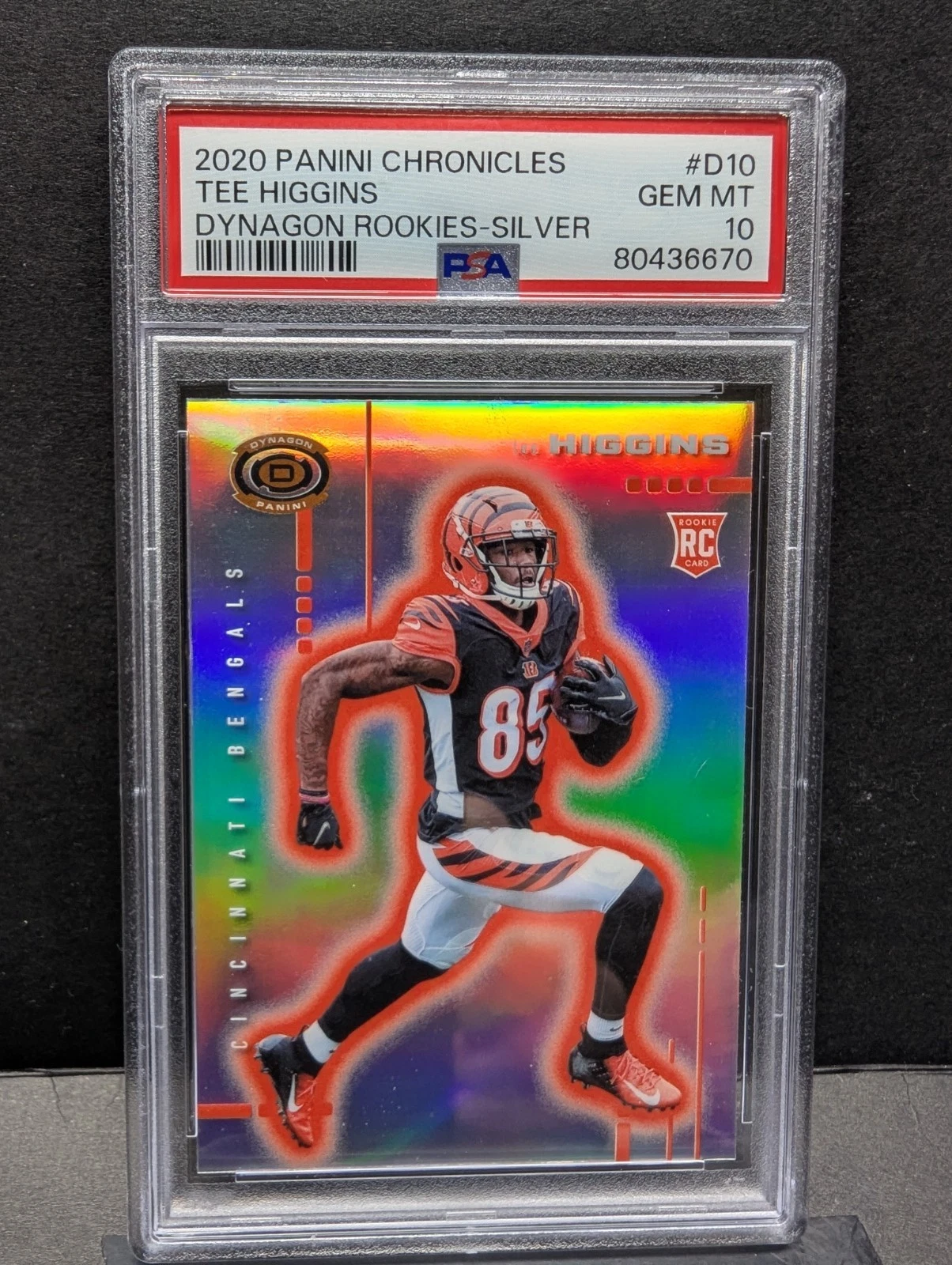 Tee Higgins Panini Chronicles Dynagon Rookies #D10 Silver