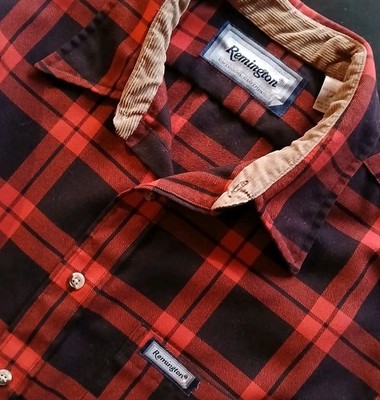 vintage remington mens xl nwot outdoor clothing flannel button down made in usa