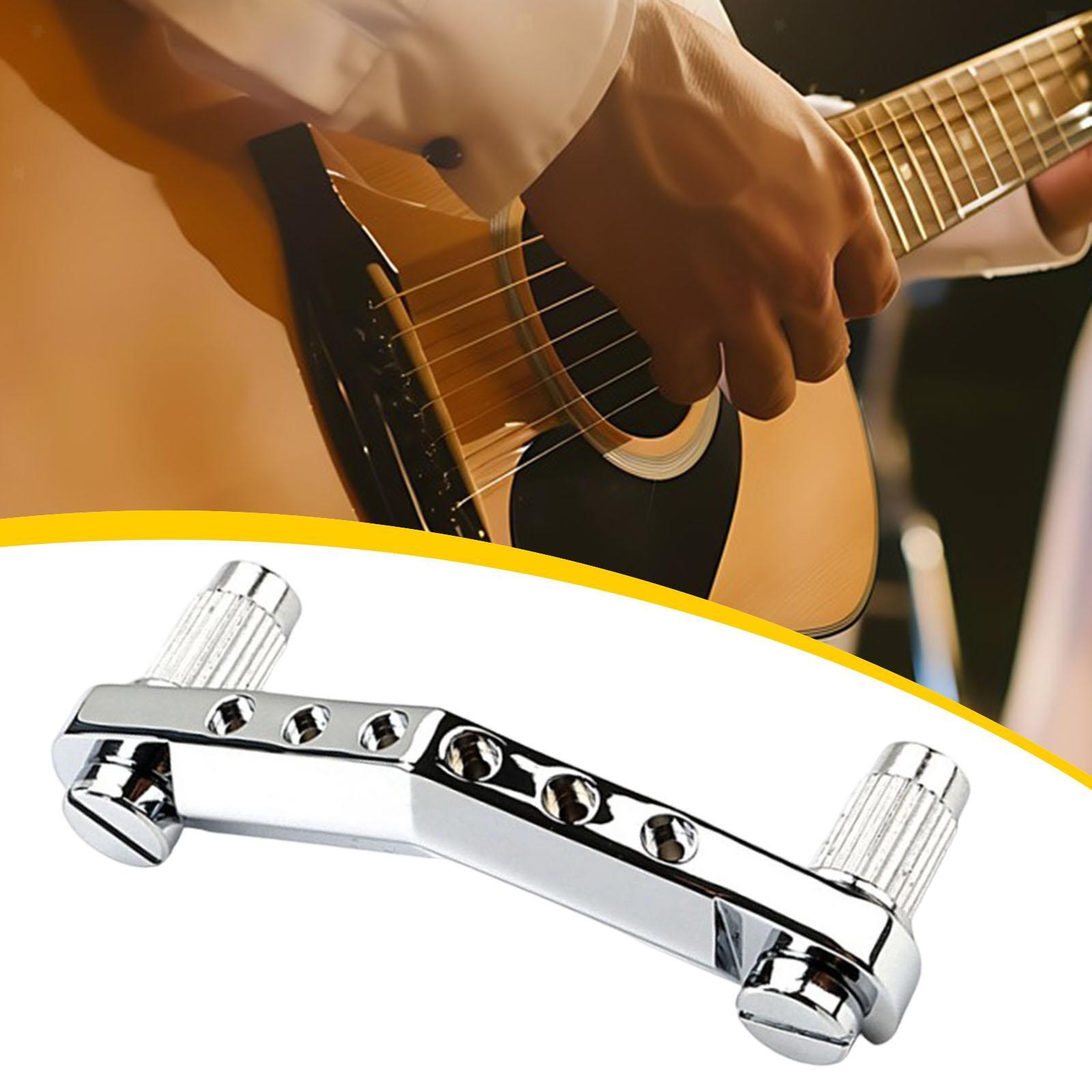 Guitar Stop Bar Tailpiece pour Guitare Électrique avec Conception En V