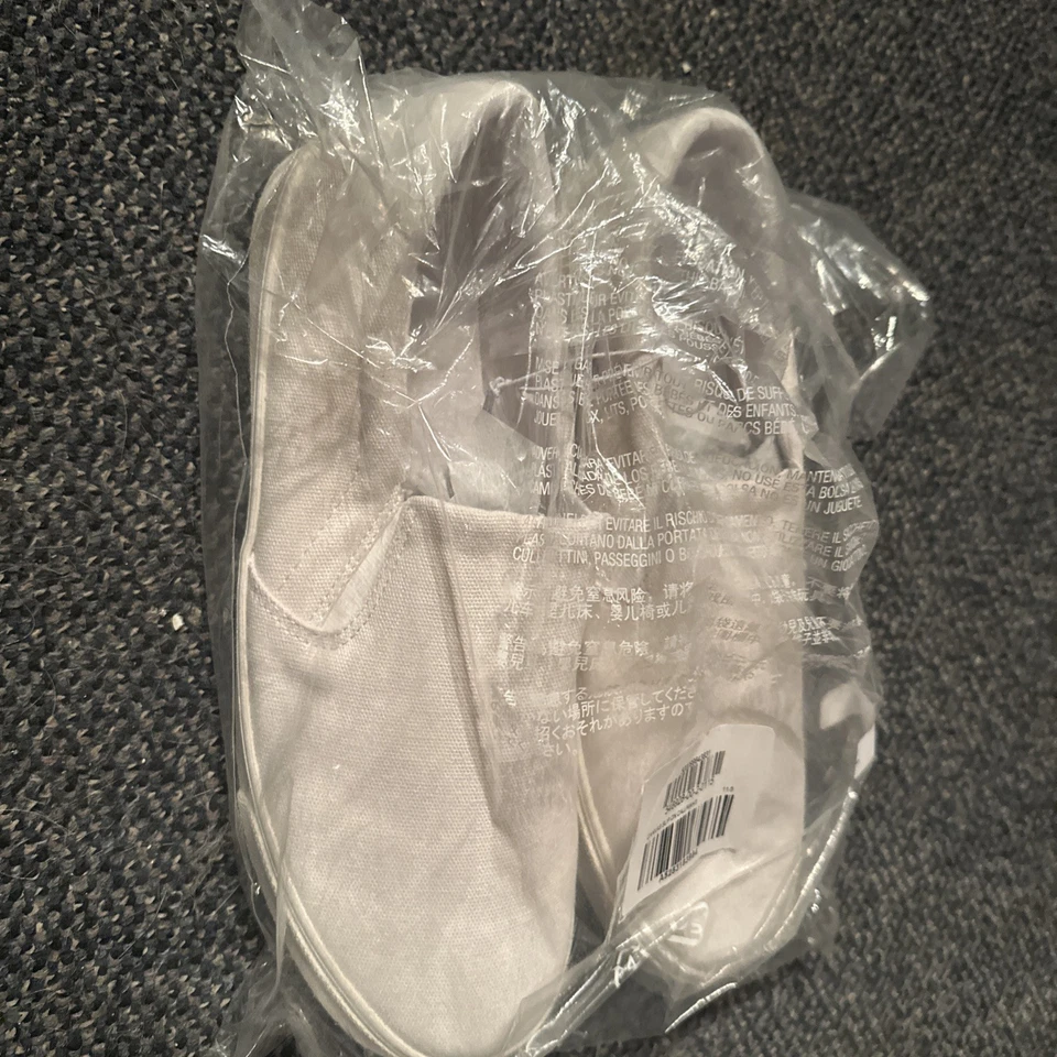 Old Navy Canvas Slip On Shoes White - Image 2 of 4