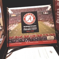 The University Of Alabama All Access Football Vault Signed Nick saban/2500 Loa
