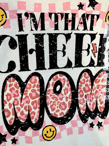 Cheer Mama T-Shirt Größe Small Neu mit Etikett - Bild 1 von 5