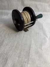 Vintage Penn Model No. 85 Fishing Reel Brown White Handle Angling Gear USA