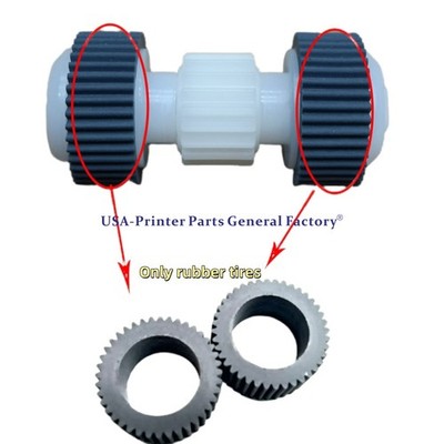 2Pcs New Pickup Roller Rubber Tire Fits For Canon MG5460 IP7260 IP7220 MG5580