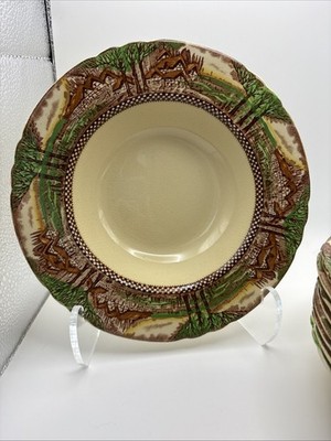 Myott Son & Co. England Countryside Cottage Antique Bowls Set of 10