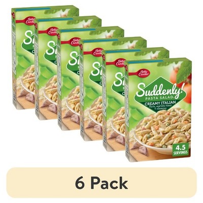 (6 pack)   Creamy Italian Pasta Salad Mix with Vegetable Blend & Seasoning 