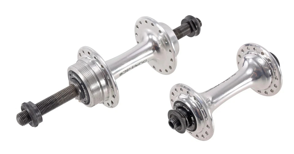 Shimano Dura-Ace 7400 Freewheel 8 Spd Frnt/Rear Hub Set 100/130mm QR 32H Vintage - Image 2 of 4