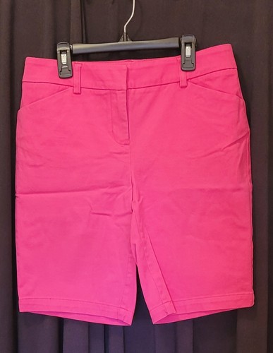 JONES NEW YORK Women's Size 4 Dark Pink Bermuda Shorts - Picture 3 of 3