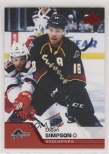 2020-21 Upper Deck AHL Exclusives 37/100 Dillon Simpson #68 0a4