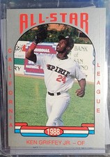 1988 Ken Griffey Jr. California League ALL STAR SET Pre-Rookie Spirit #24