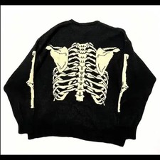 GALLIS ADDICTION Jacquard Knit Crew Sweater - Free Size, Heavily Used