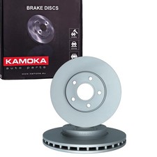 2x KAMOKA BREMSSCHEIBEN 278mm BELÜFTET VORNE passend für VOLVO V40 | 103591