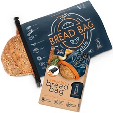 ® – Bread Bag - Reusable Freezer Bag for Homemade Bread Maker Gift Giving - Cont
