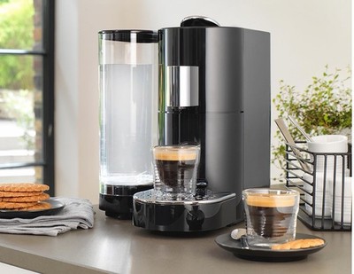 K-fee Twins II Coffee & Espresso Maker Black & Chrome |  Pods | New, Sealed