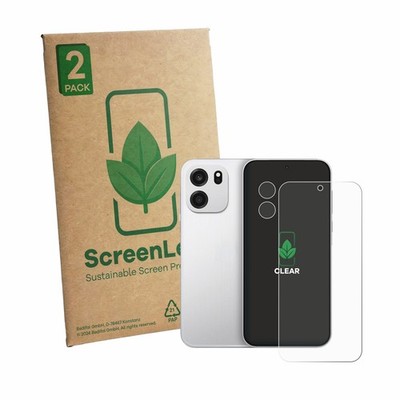 2x ScreenLeaf Displayschutzfolie für OnePlus Turbo 6V (Display+Kamera) 