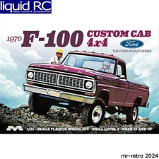 Moebius Models 1230 1/25 1970 F0RD F-100 Custom Cab 4x4