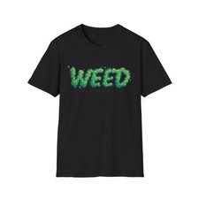 Trendy Unisex Weed T-Shirt  Lightweight Casual Tee for Bud Lovers, Stoner