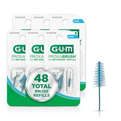 Proxabrush Go-Betweens Refills - Wide - Compatible with Permanent Handle - Re...