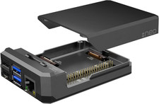 Argon NEO Aluminum Case for Raspberry Pi 4 - Passive Heatsink, GPIO/HAT