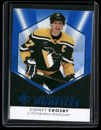 Sidney Crosby [Blue] #AP-2 2022 SP Authentic Profiles card