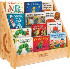 Baby Bookshelf Montessori Front-Facing Toddler Book Display 16.5" Wide