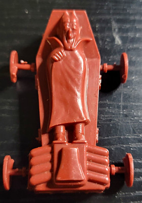 Vintage 1970s General Mills Count Chocula Spooky Speedster Spookmobile toy car
