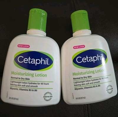 2 CETAPHIL Moisturizing Lotion Dry Normal, Sensitive Avocado Oil 8 Oz (K1)