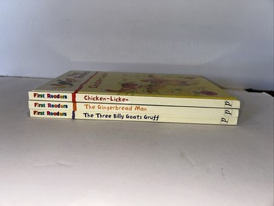 3 First Readers: Chicken - Licken, Gingerbread Man & The Three Billy Goats Gruff