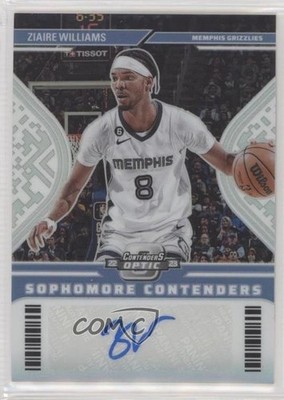2022 Panini Contenders Optic Sophomore 51/125 Ziaire Williams #SCA-ZWL Auto 5y7