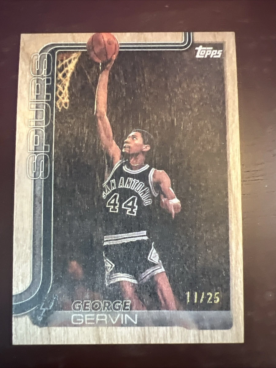 Topps George Gervin Basketball Serial Numbered Sports Trading