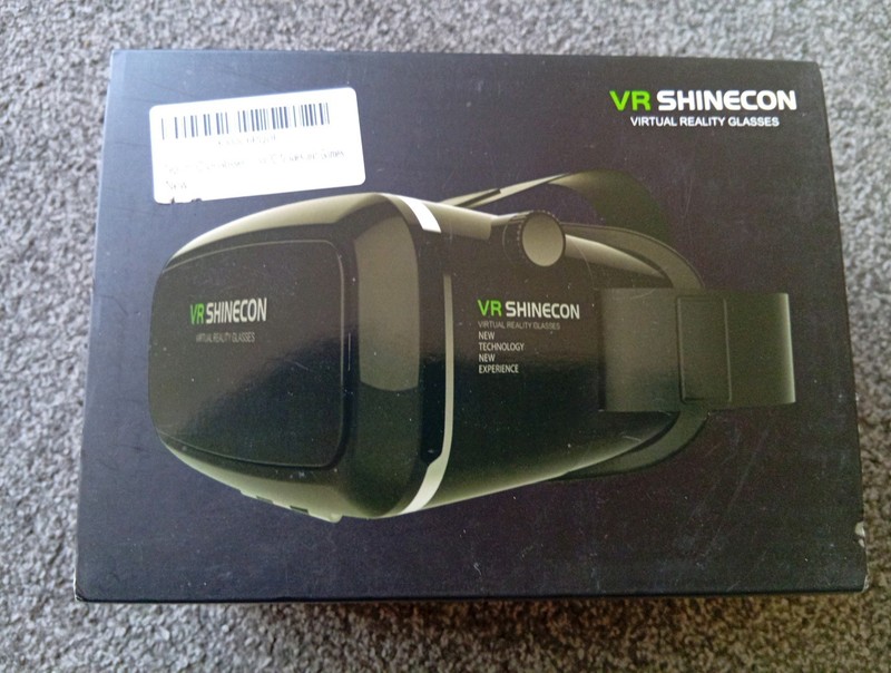 VR Shinecon Virtual Reality Headset – Unused, Open Box – Smartphone VR Glasses