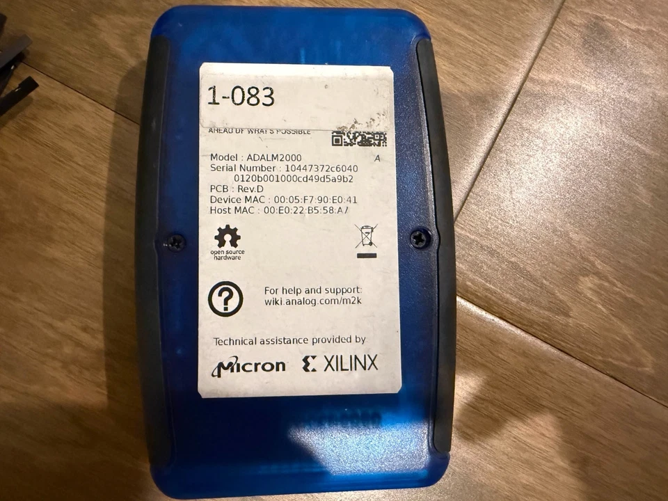 Dispositivos analógicos ADALM2000 PROBADO Osciloscopio/Módulo de aprendizaje activo Lógica Anlyz Foto 2 de 4