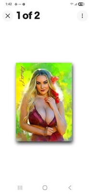 Beth Lily #7 Art Card Limited 19/50 Edward Vela Signed (Celebrities Women)