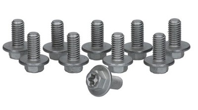Bolt Bundschraube Sechskant M6x12 SW8 Euro Style großer Flansch 10er Pack