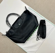 LONGCHAMP Le Pliage Xtra S Handbag Black - Leather New