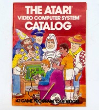 MANUAL ONLY 1981 Atari 2600 Game Catalog CO16725 Rev. A SHIPS FREE NO TRACKING