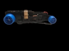 Ho Slot Car 4 Gear Blue Rims (Set Of 4)