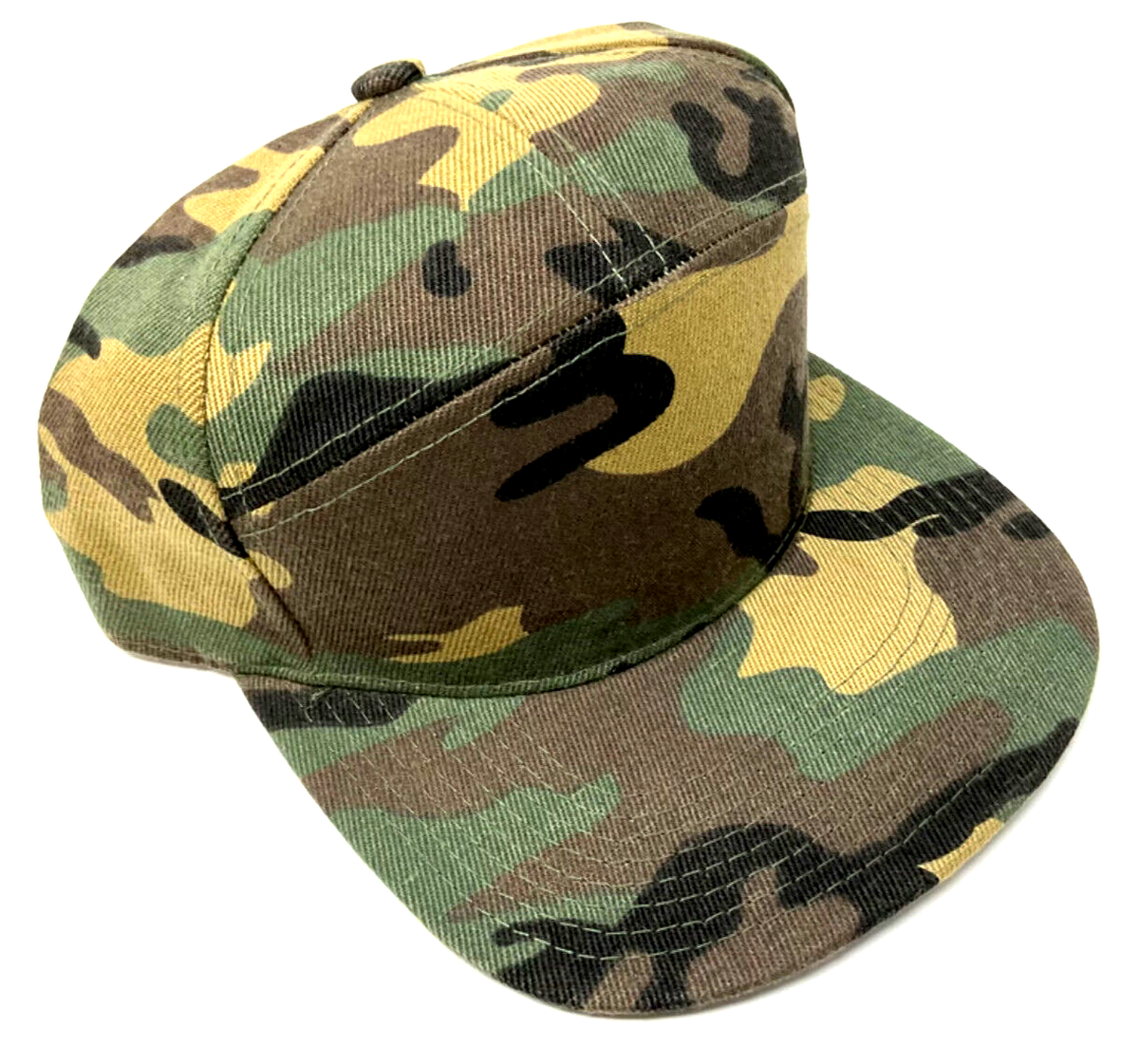 PANEL CAMPER GREEN CAMO ALL OVER PRINT FLAT BILL ADJUSTABLE