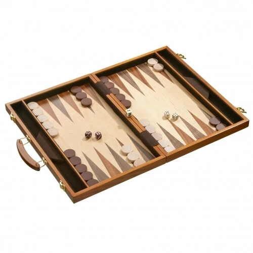 Backgammon - Koffer - Ippokratis - Holz - groß - Bild 2 von 4