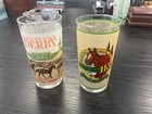 Kentucky derby glasses 1985 & 1987