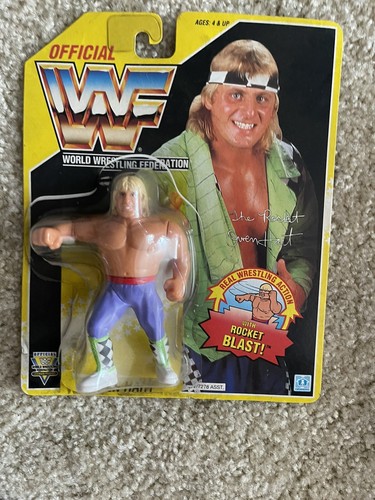 1993 Hasbro WWF Wrestling Series 7 Yellow Card OWE...
