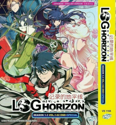DVD Japanese Anime Log Horizon Season 1-3 EP 1-62 End+Special