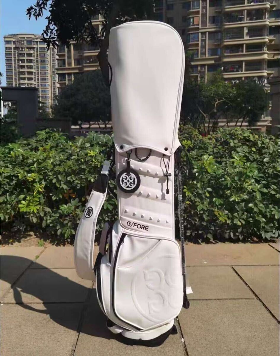 G FORE White Golf Caddy Bag Stylish & Durable from Japan new G FORE White Golf Caddy Bag Stylish & Durable from Japan new